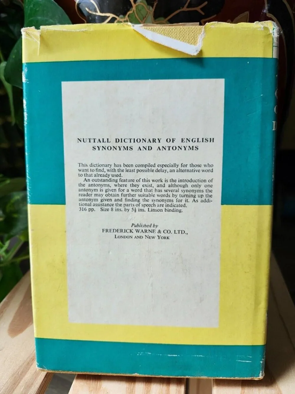 1974 Quickway Crossword Dictionary by H.W. Hill Vintage Hardcover w/ Dust Jacket